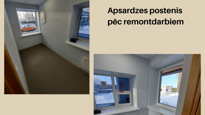 Apsardzes postenis pēc remontdarbiem
