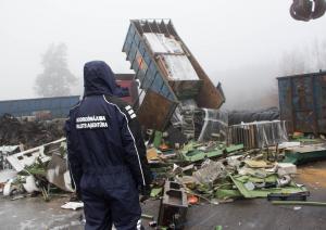 Nodrošinājuma valsts aģentūra sadarbībā ar Latvijas un ārzemju komersantiem iznīcinājusi nelegālo cigarešu ražotni