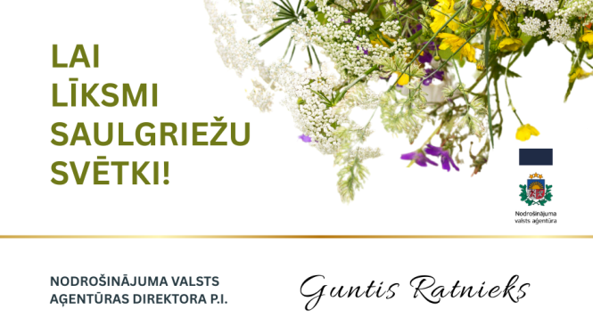 Apsveikums saulgriežos