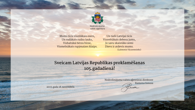 Apsveikums 18.novembrī