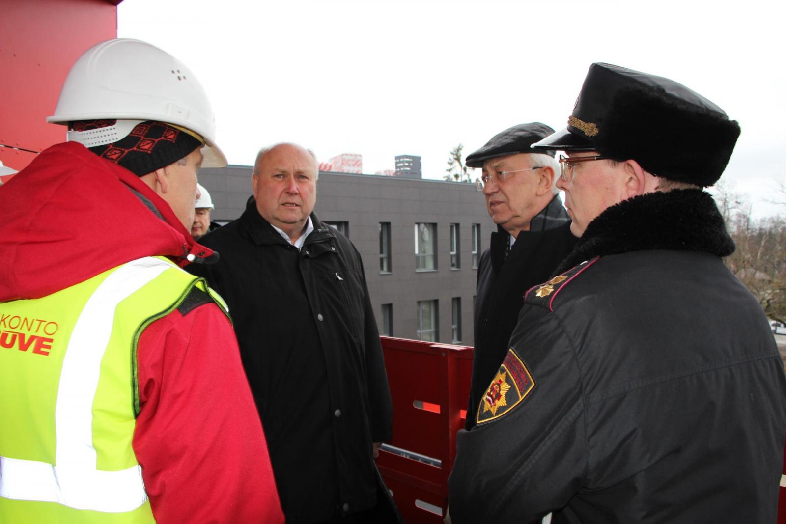 Nodrošinājuma valsts aģentūras uzraudzībā turpinās jaunā VUGD depo un administratīvās ēkas celtniecība Rīgā, Jaunpils ielā 13