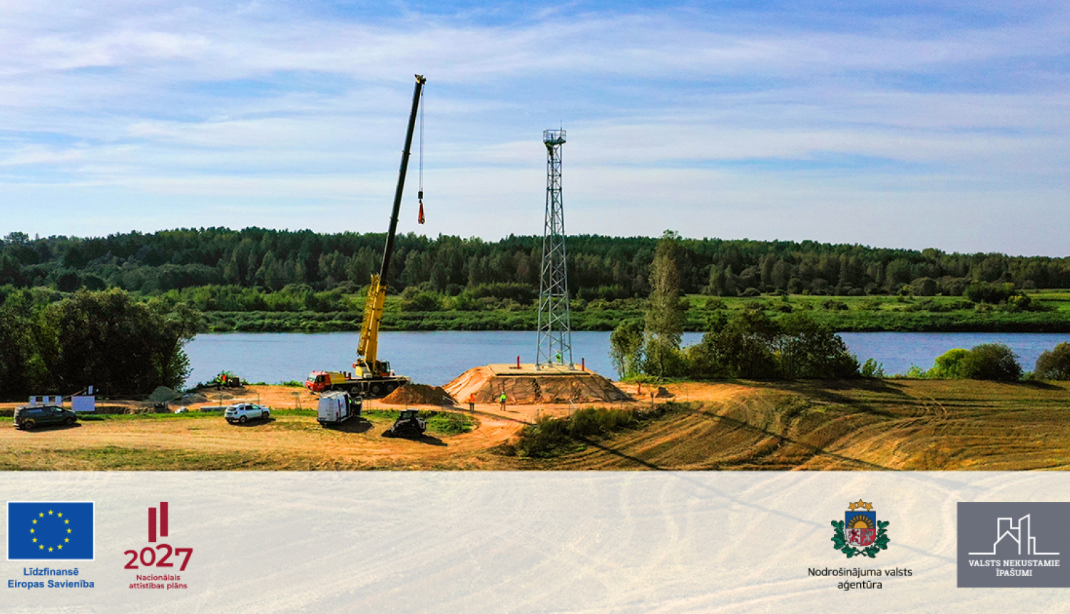 Sakaru torņu izbūve uz robežas