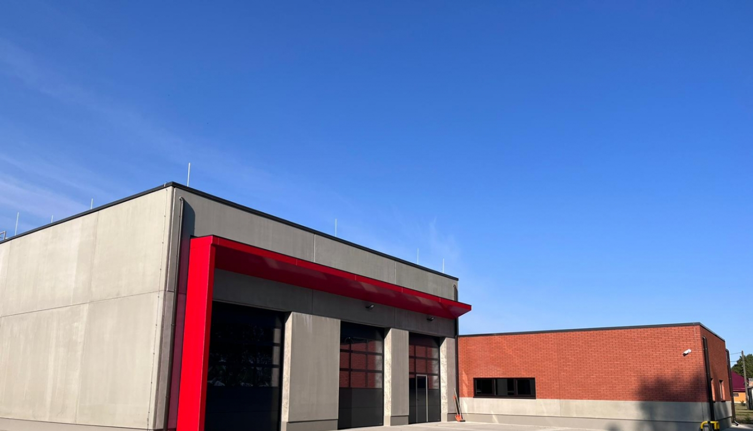 katastrofu pārvaldības centra fasāde