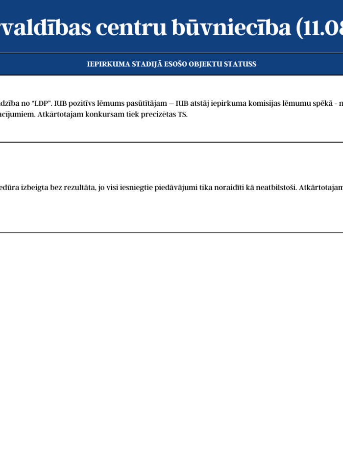 Aktuālā informācija par katastrofu pārvaldības centru būvniecību 04.08. - 08.08.2025. 3.attēls
