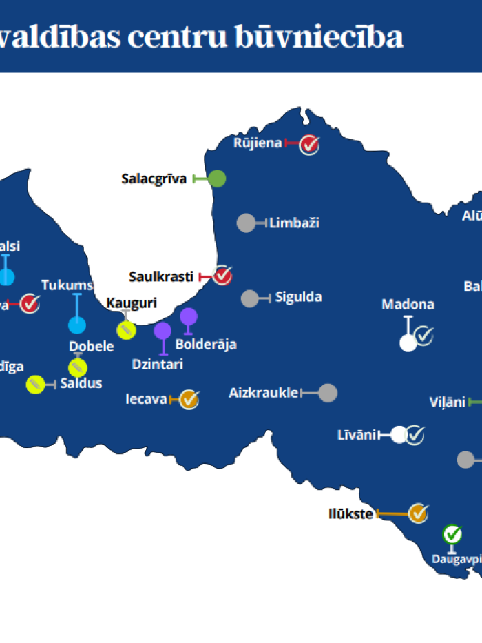 KPC būvniecības progresa karte