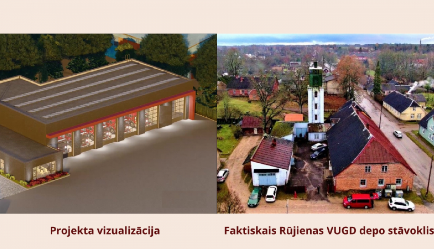 Rūjienas projekta vizualizācija